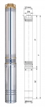 Глибинний насос Aquatica 1100Вт Hmax 112м Qmax 80л/хв (777115)
